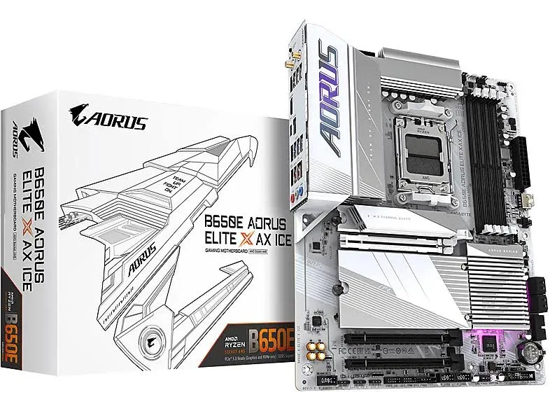 GIGABYTE B650E ATXAORUS ELITE X ICE WiFi 6E image 1