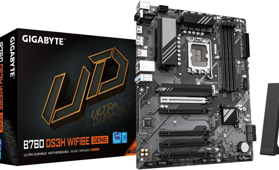 GIGABYTE B760 DS3H WIFI6E Intel B760 LGA1700ATX WiFi 6E RGB image 2