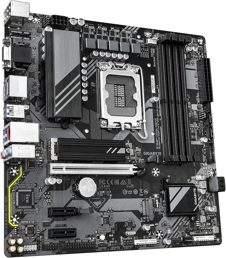 GIGABYTE B760 Express Micro ATX B760M DS3H GEN5 image 3