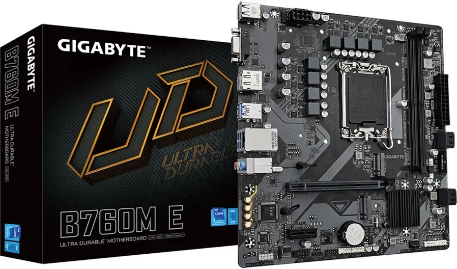 GIGABYTE B760 Intel B760 Micro ATX B760M E 32 Gen1 image 2