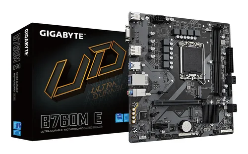 GIGABYTE B760 Intel B760 Micro ATX B760M E 32 Gen1