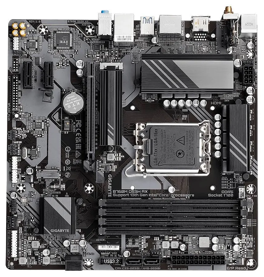 GIGABYTE B760M DS3H AX Intel B760 Express micro ATX image 5