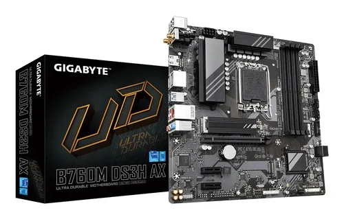 GIGABYTE B760M DS3H AX Intel B760 Express micro ATX