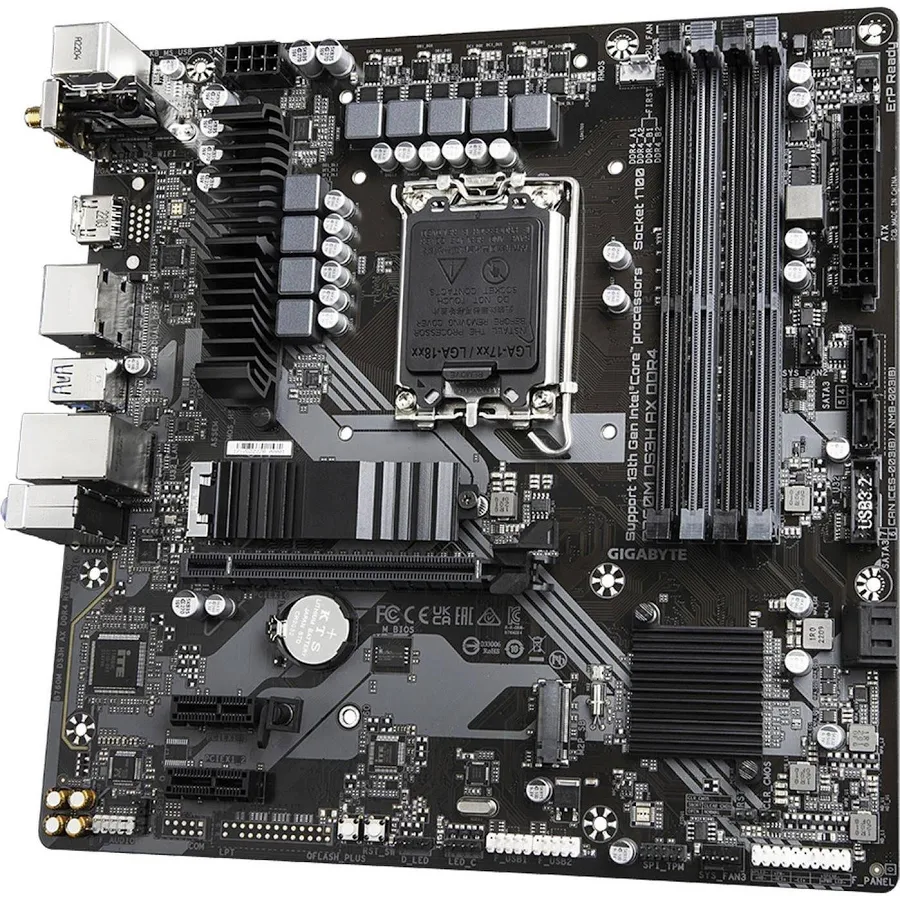 GIGABYTE B760M DS3H AX Intel B760 LGA1700 Micro-ATX WiFi 6E image 2