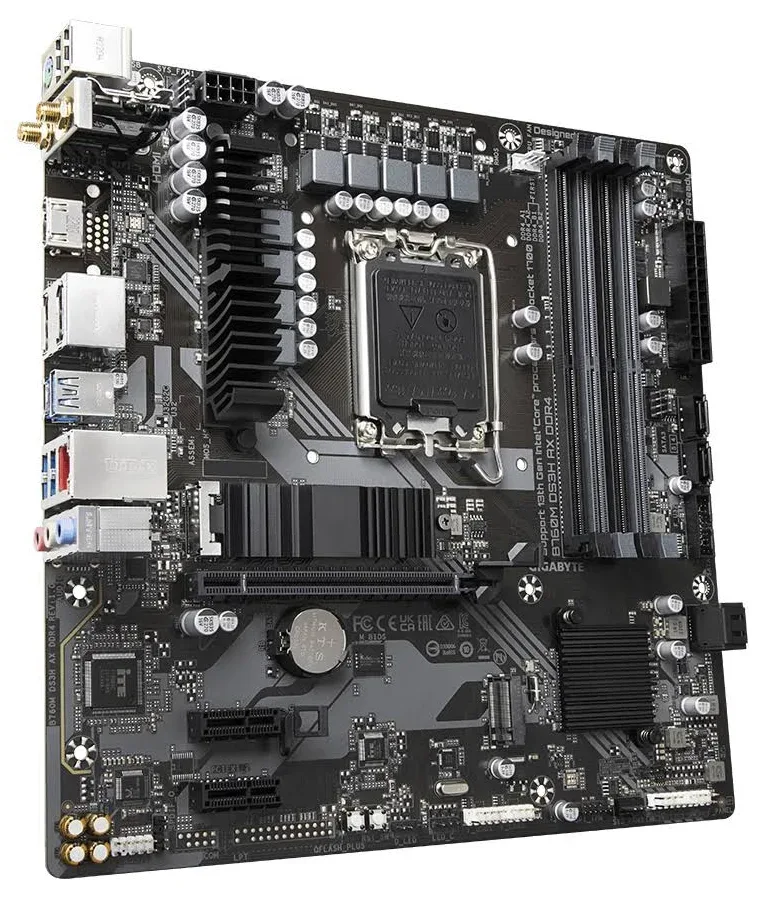 GIGABYTE B760M DS3H AX Intel B760 LGA1700 Micro-ATX WiFi 6E image 3