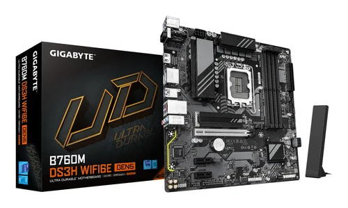 GIGABYTE B760M DS3H Intel B760 Micro-ATX WiFi 6E 