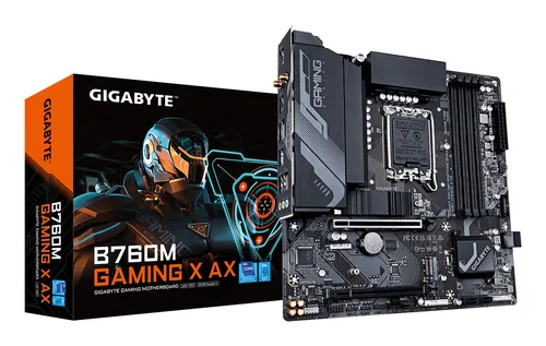 GIGABYTE B760M Gaming X AX Intel B760 Express micro ATX 