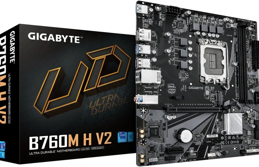 GIGABYTE B760M H V2 Intel B760 LGA1700 Micro-ATX40 image 2