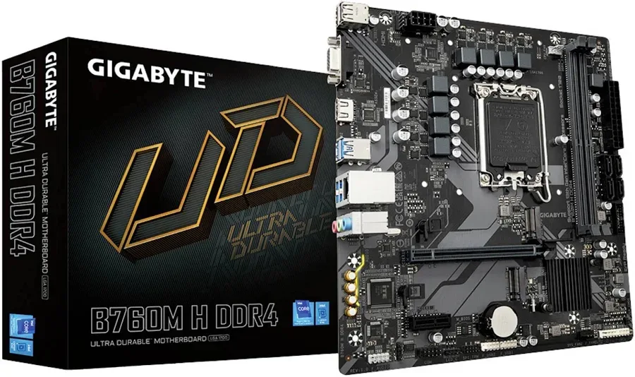 GIGABYTE B760M HIntel B760 LGA1700 Micro-ATX40 image 1