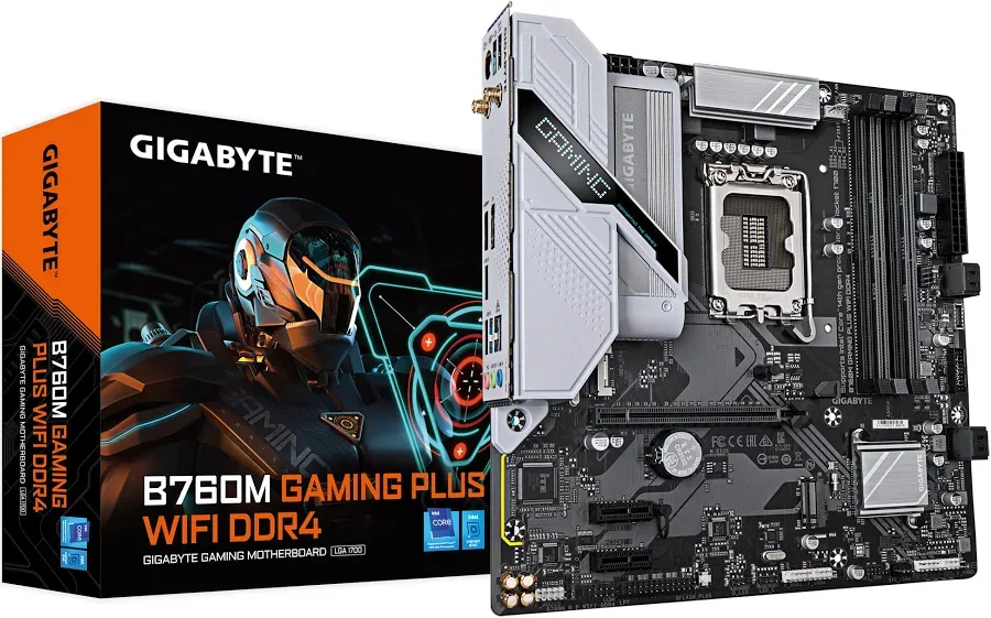 GIGABYTE B760M Intel B760  Micro ATX B760M GAMING PLUS WIFIWiFi 6 2x image 2
