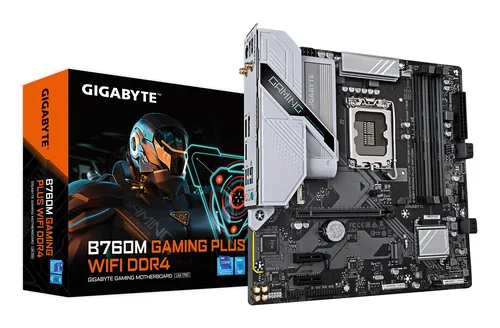 GIGABYTE B760M Intel B760  Micro ATX B760M GAMING PLUS WIFIWiFi 6 2x 