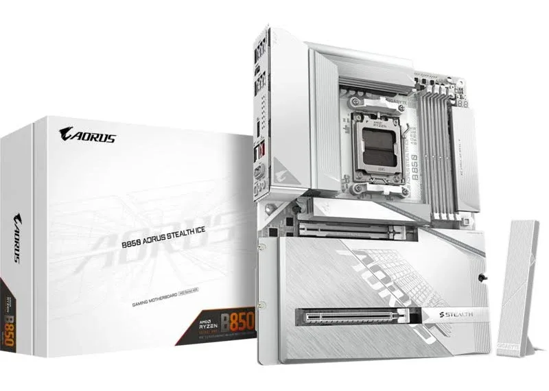 GIGABYTE B850 AORUS STEALTH ICE image 1