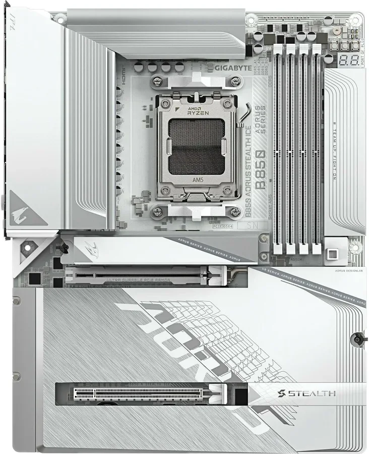 GIGABYTE B850 AORUS STEALTH ICE  image 5