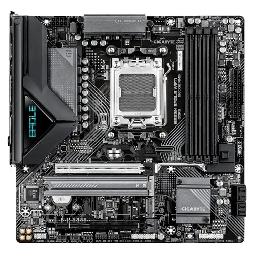 GIGABYTE B850M EAGLE WIFI7 B850 Micro ATX WiFi 7 RGB - vue 2