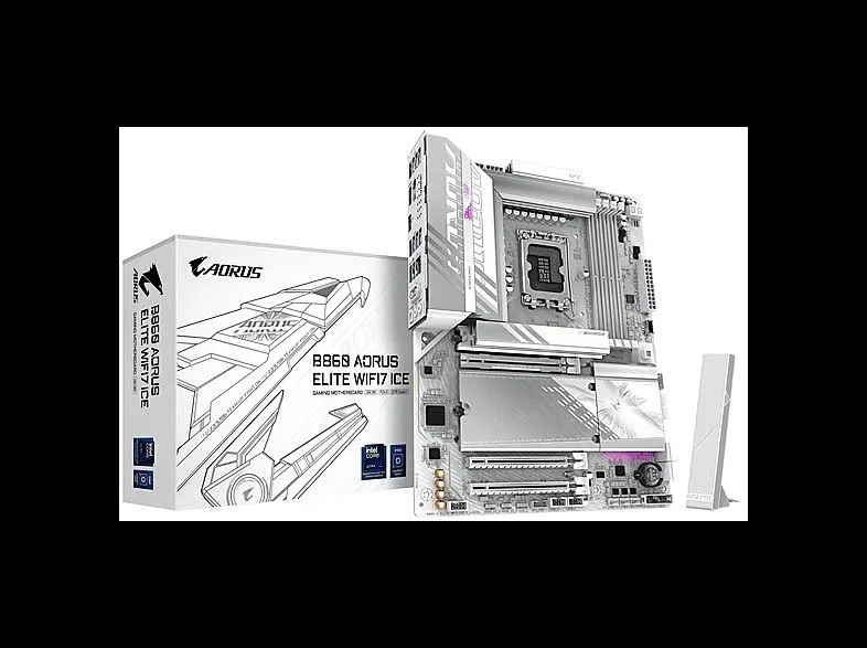 GIGABYTE B860 AORUS ELITE WIFI7 ICE B860 LGA 1851ATX Wi-Fi 7 256GB image 1