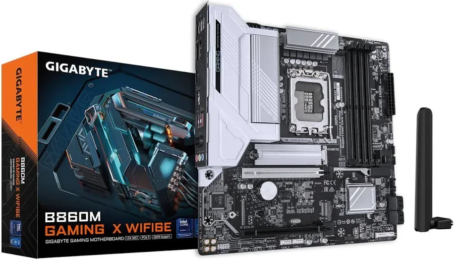 GIGABYTE B860M GAMING X WIFI6E Intel B860 LGA1851 Micro ATX WiFi 6E image 1