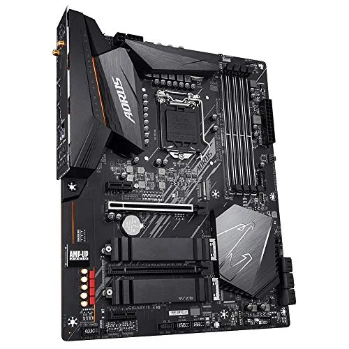 GIGABYTE Carte mère Z490 AORUS ELITE AC - ATX Socket 1200 Intel Z490 Express - 4x DDR4 - vue 3