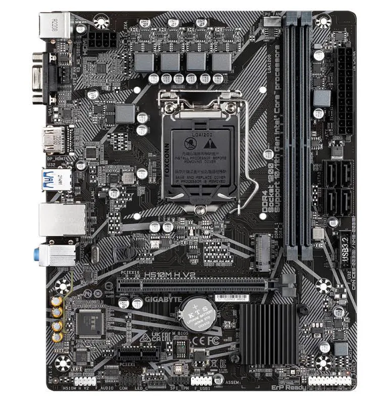 GIGABYTE H510M H V2 Intel H510 Express LGA 1200 micro ATX image 2