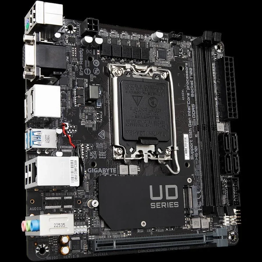 GIGABYTE H610I Intel H610 LGA1700Mini-ITX GbE image 5