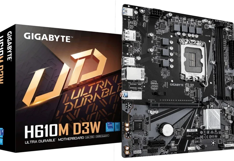 GIGABYTE H610M D3W Intel H610 LGA1700 Micro-ATX40 image 2