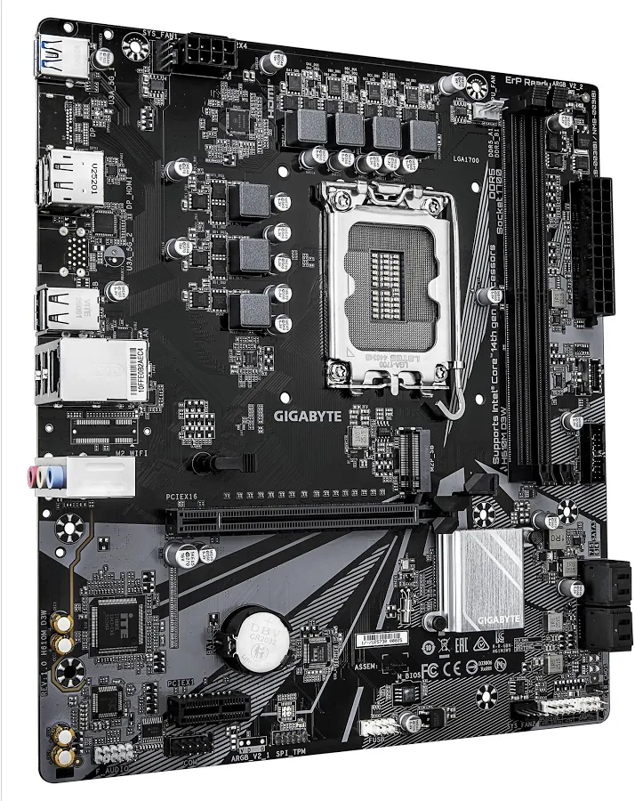 GIGABYTE H610M D3W Intel H610 LGA1700 Micro-ATX40 image 3