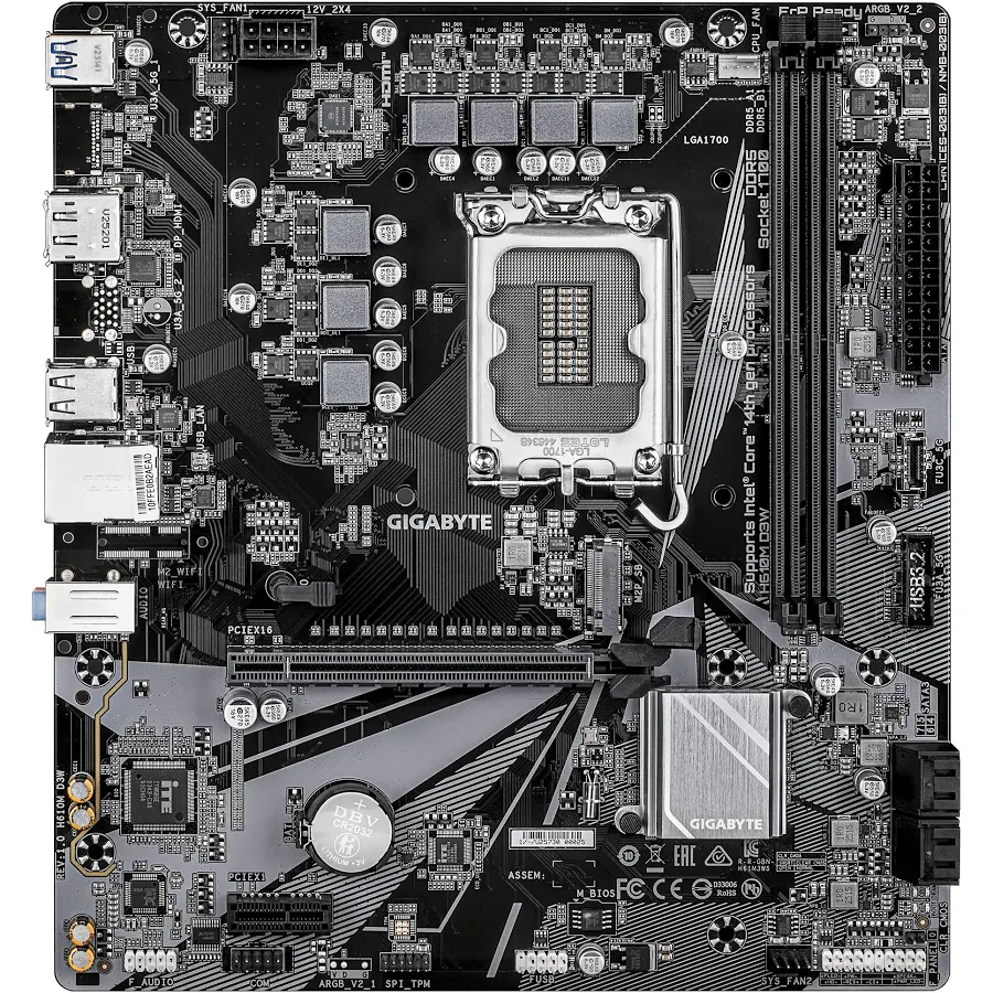 GIGABYTE H610M D3W Intel H610 LGA1700 Micro-ATX40 image 4