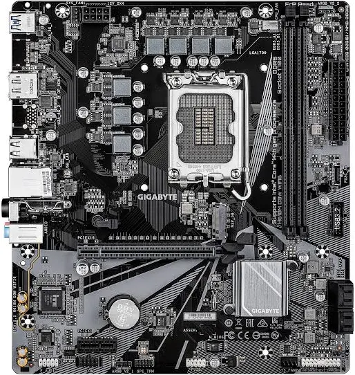 GIGABYTE H610M D3W WIFI6 Intel H610 LGA1700 Micro-ATX WiFi 6 image 2