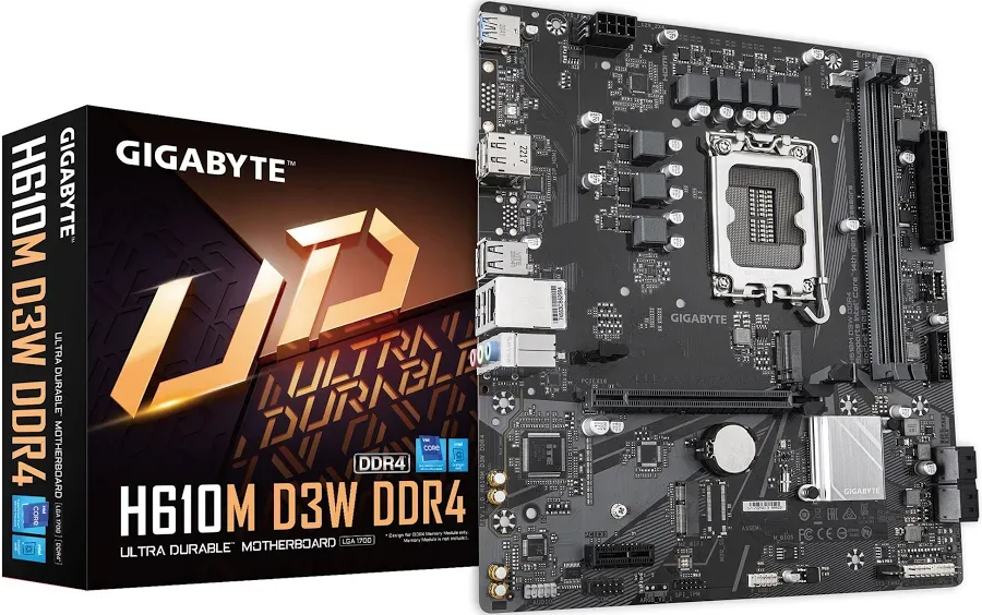 GIGABYTE H610M D3WIntel H610 micro ATX image 4