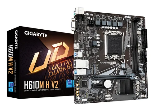 GIGABYTE H610M H V2 Micro-ATX /SATA III 96 Go