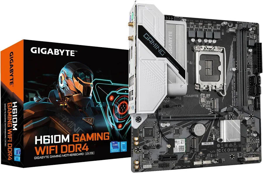 GIGABYTE H610M Intel H610 LGA1700 Micro ATX H610M GAMING WIFI image 1