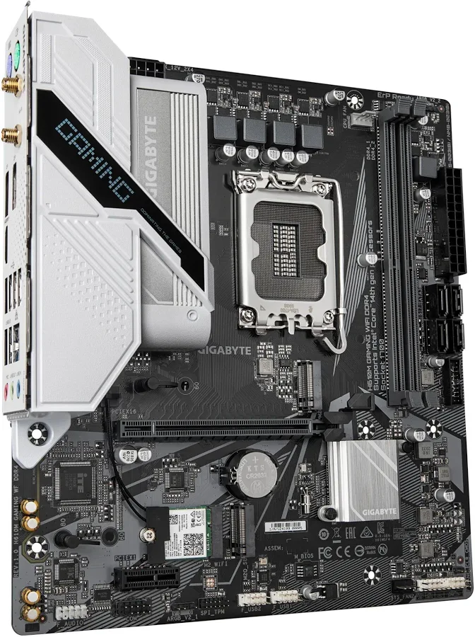 GIGABYTE H610M Intel H610 LGA1700 Micro ATX H610M GAMING WIFI image 2
