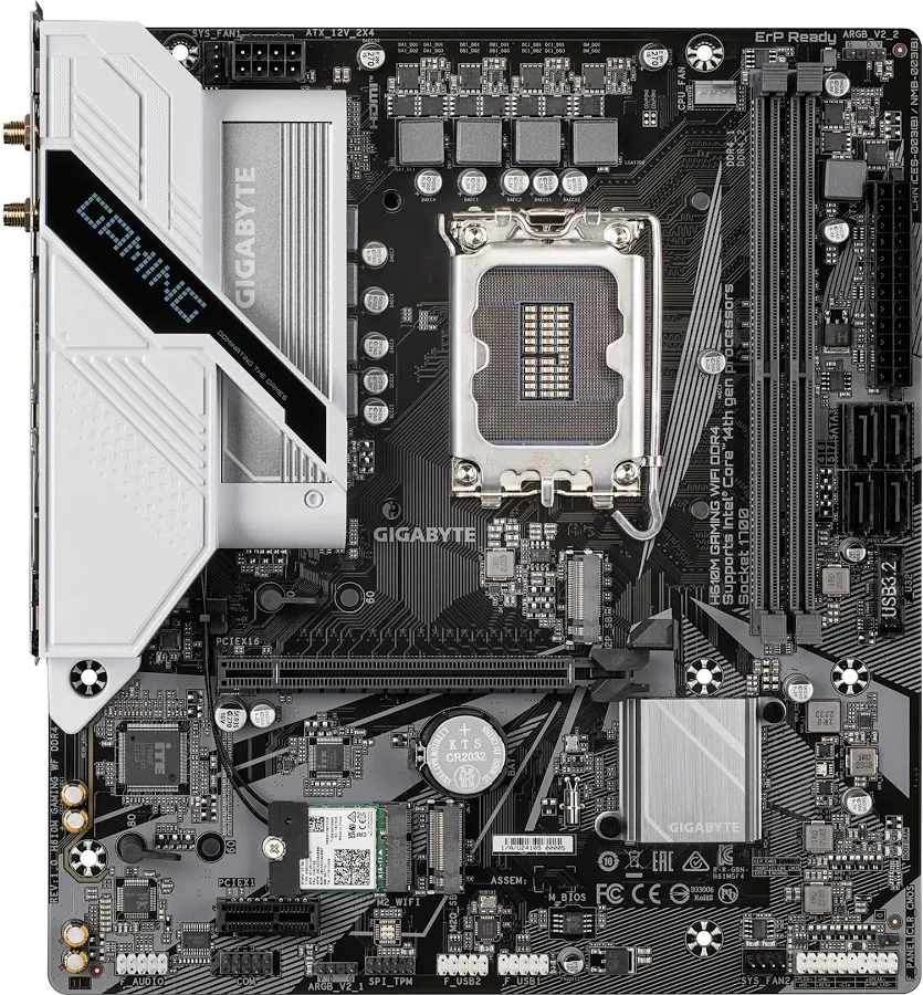 GIGABYTE H610M Intel H610 LGA1700 Micro ATX H610M GAMING WIFI image 4