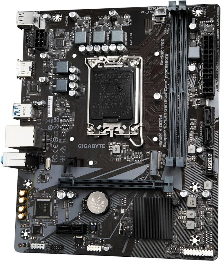 GIGABYTE H610M KRév 10 image 3
