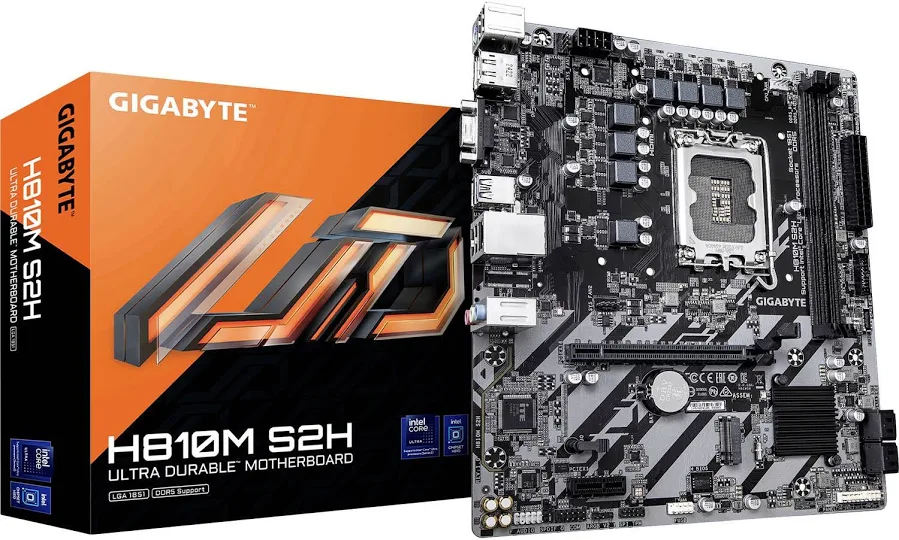 GIGABYTE H810M S2H Micro ATX 6400MHz LGA 1851 image 1