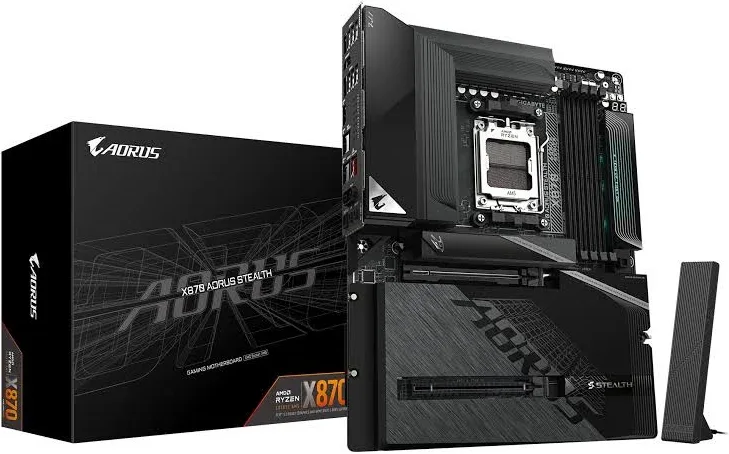 GIGABYTE X870 AORUS STEALTH X870 ATX WiFi 7RGB image 1
