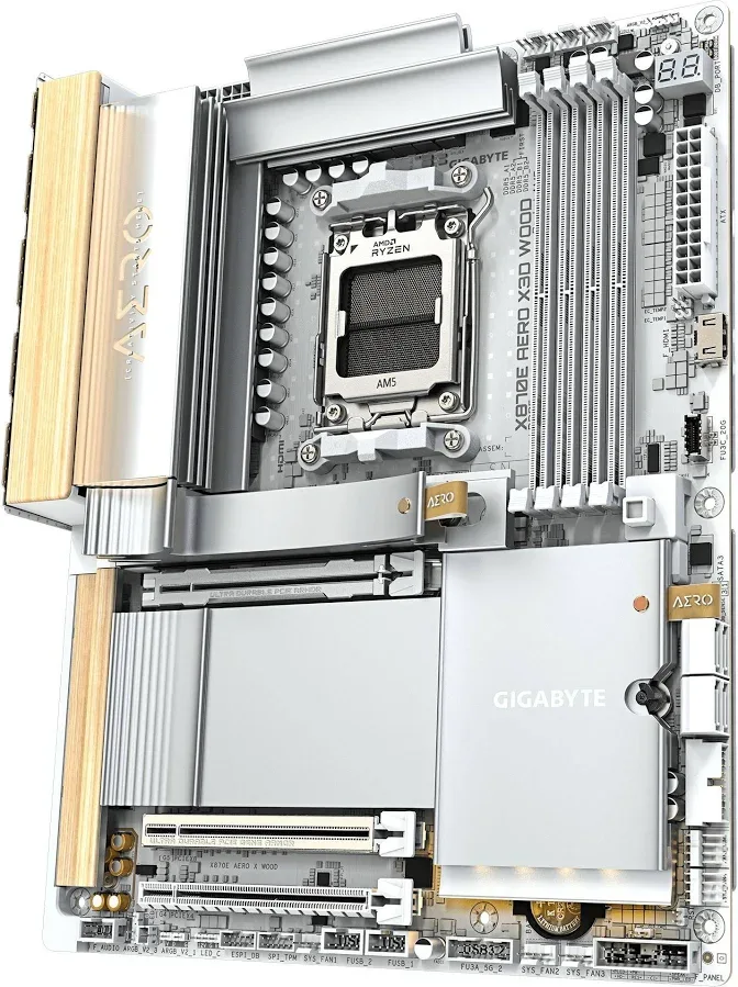 GIGABYTE X870E AERO X3D WOOD X870E ATX WiFi 7 image 2