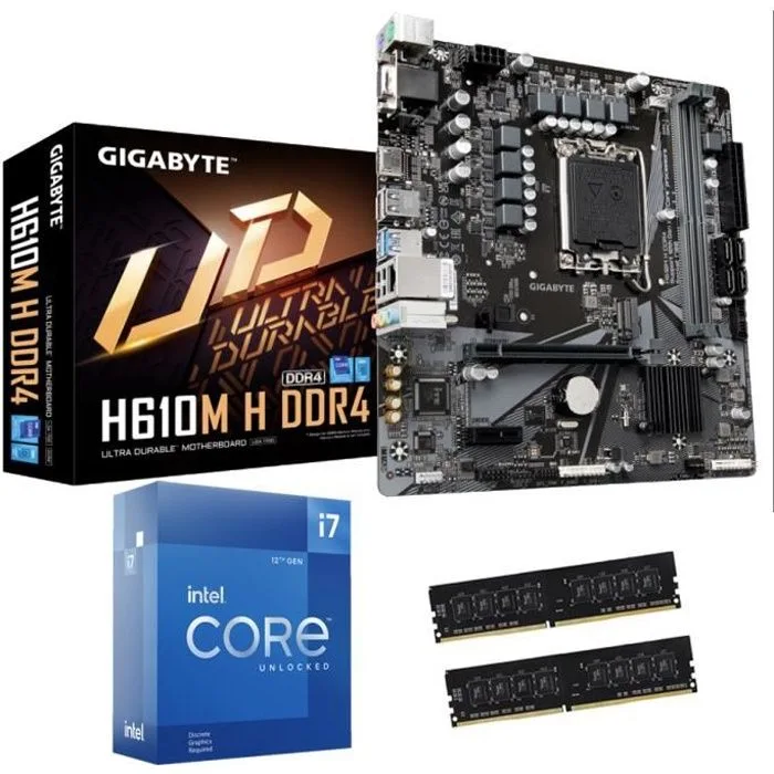 Gigabyte H610M H DDR4 Intel Core i7 16 Go UHD 770