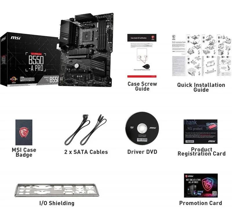 MSI B550-A PRO B550 AM4 ATX 40 Cross FireX image 5