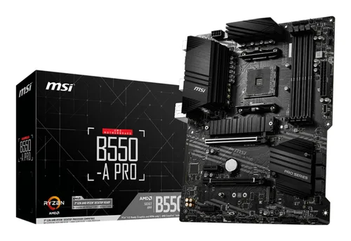 MSI B550-A PRO B550 AM4 ATX 40 Cross FireX 