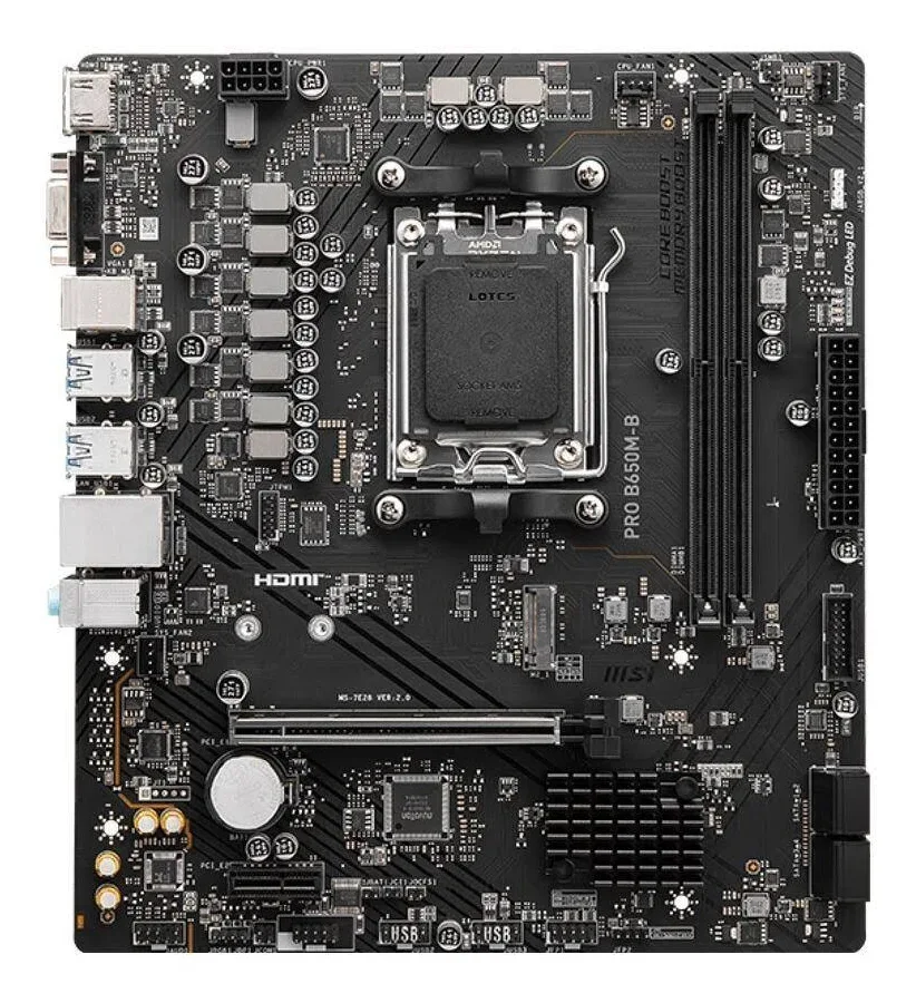 MSI B650Micro ATX PRO B650M-B 2,5 GHz HDMIGen4 Audio 71 image 1