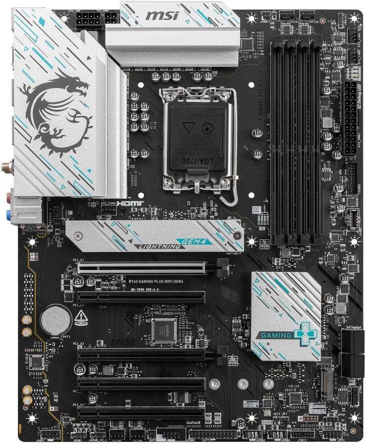 MSI B760 GAMING PLUS WIFI Intel B760 LGA1700ATX WiFi 6 GRGB image 3