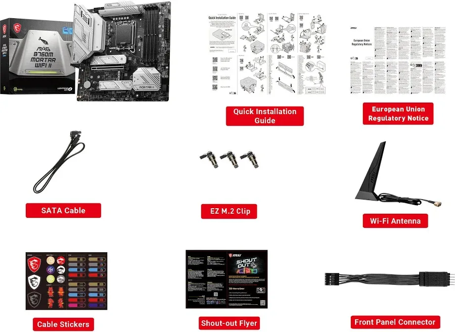 MSI MAG B760M Mortar WiFi II  128 Go Micro ATX image 5