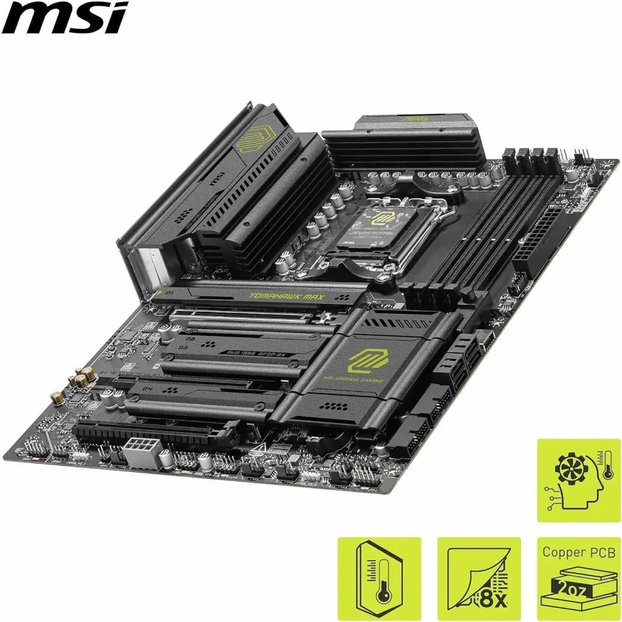 MSI MAG B850 TOMAHAWK MAX WIFI B850ATX WiFi 7 5GbE image 3