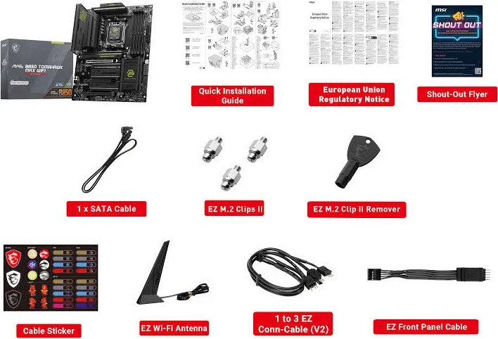 MSI MAG B850 TOMAHAWK MAX WIFI B850ATX WiFi 7 5GbE image 4