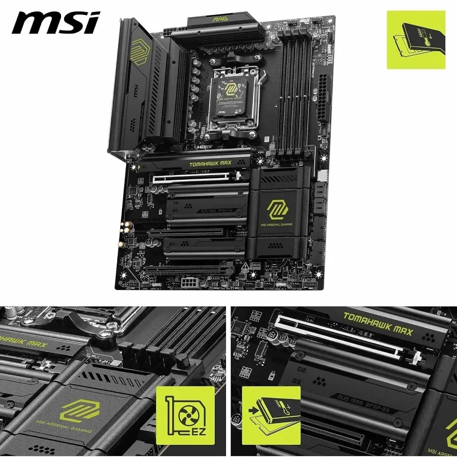 MSI MAG B850 TOMAHAWK MAX WIFI B850ATX WiFi 7 5GbE image 5