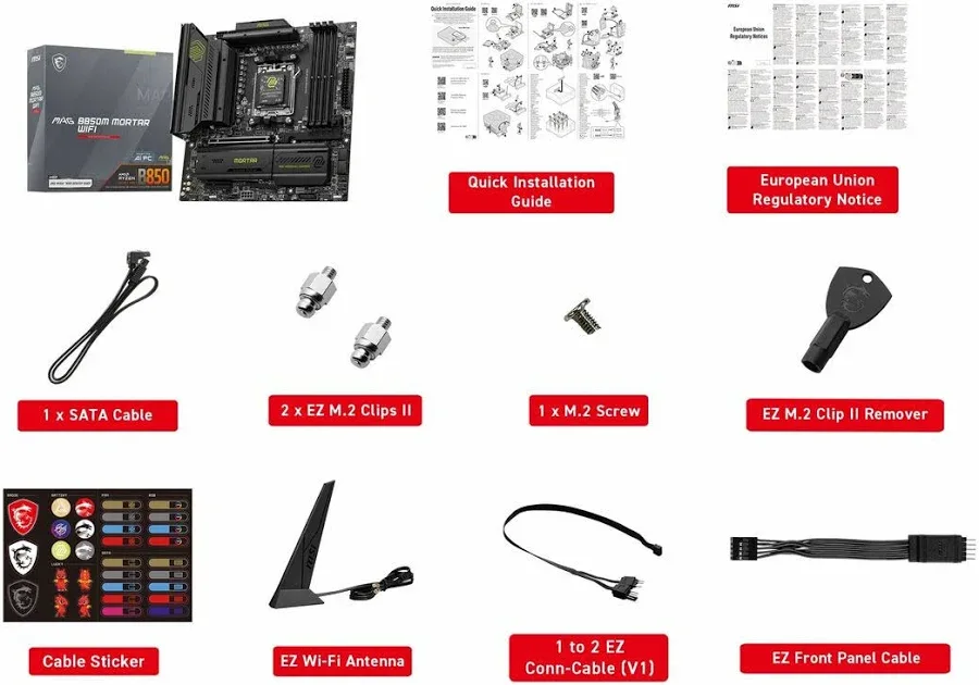 MSI MAG B850M MORTAR WIFI image 4
