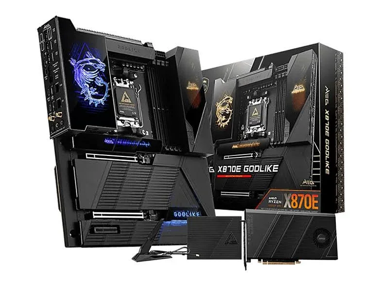 MSI MEG X870E GODLIKE AMD X870E E-ATX WiFi 7 image 1