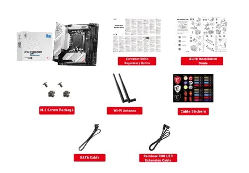 MSI MPG B760I EDGE WIFI Intel B760 LGA1700Mini-ITX WiFi 6EGbE RGB - vue 7