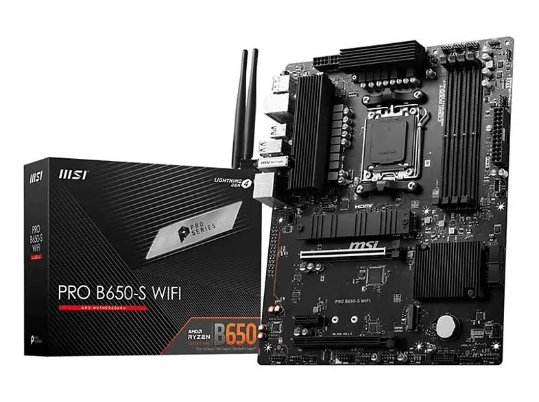 MSI PRO B650-S WIFI AMD B650 EmplacementATX image 1
