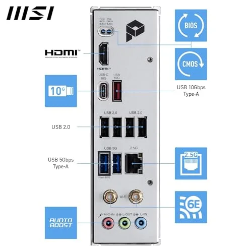 MSI PRO B840M-P WIFI6E - vue 6